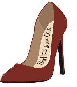 Stiletto heeled shoe
