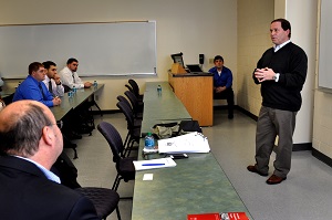 corporate presentation at Sacred Heart