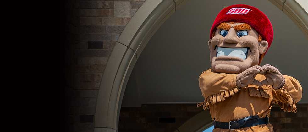 SHU mascot Big Red
