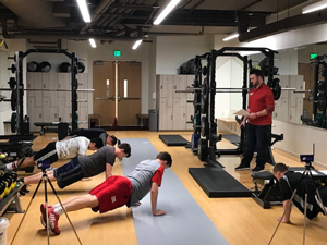 Students in the Motion Analysis Lab