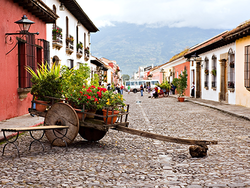 valley of Antigua, Guatemala.