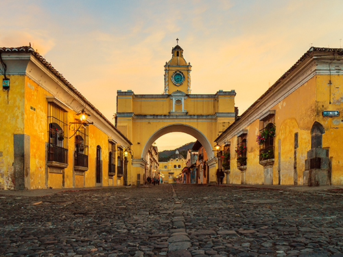  Arch of Santa Catalina in Antigua, Guatemala