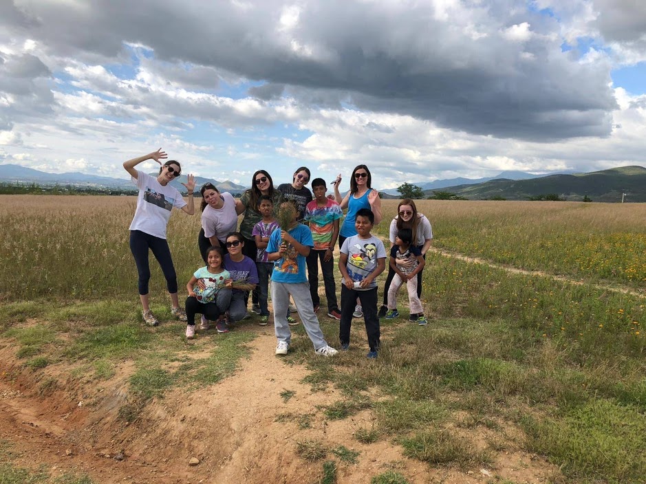 SHU Faculty and Students with children from Simply Smiles home in Oaxaca, Mexico.