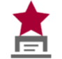 Trophy with star