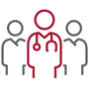 Icon of medical professionals