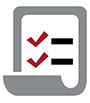 Icon of a checklist