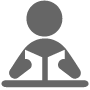 Icon of Student reading book