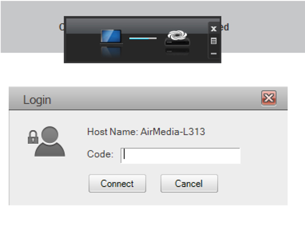AirMedia installing on a computer