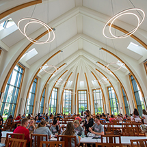Thea's Abbey dining hall