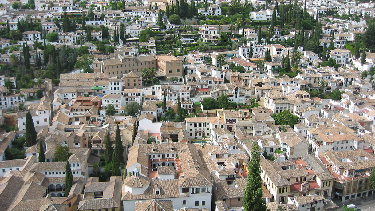  View of the Albaicin, Granada, Spain