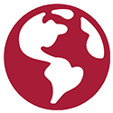 Graphic icon of the earth