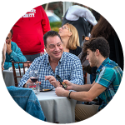 people eating at a table