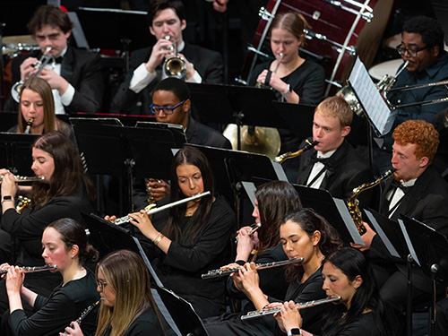 orchestra performing