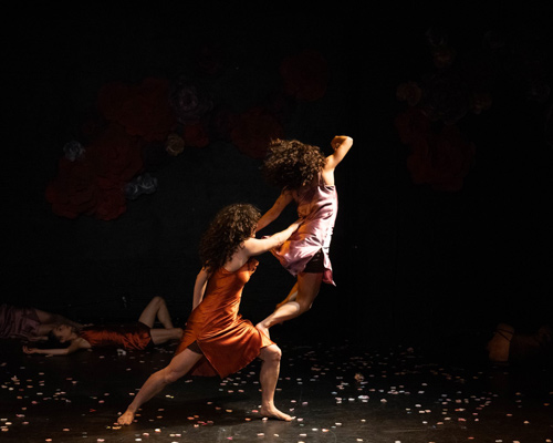 Dancers performing