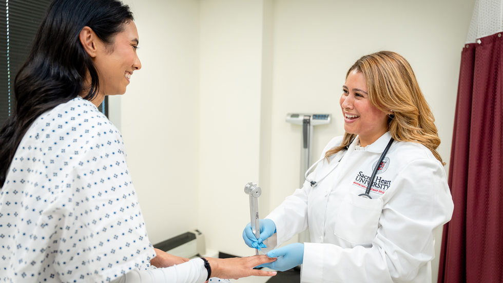 Physician Associate treating patient