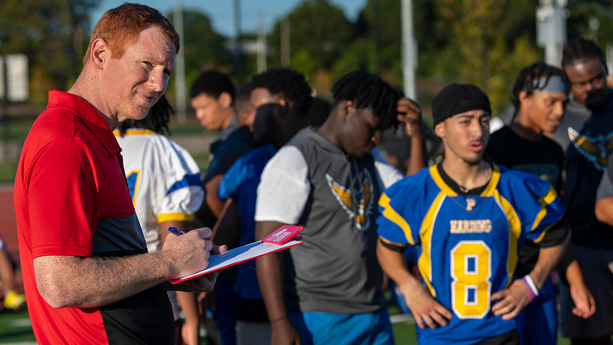 undergraduate Exercise Science clinical students in the Pioneer Performance Center