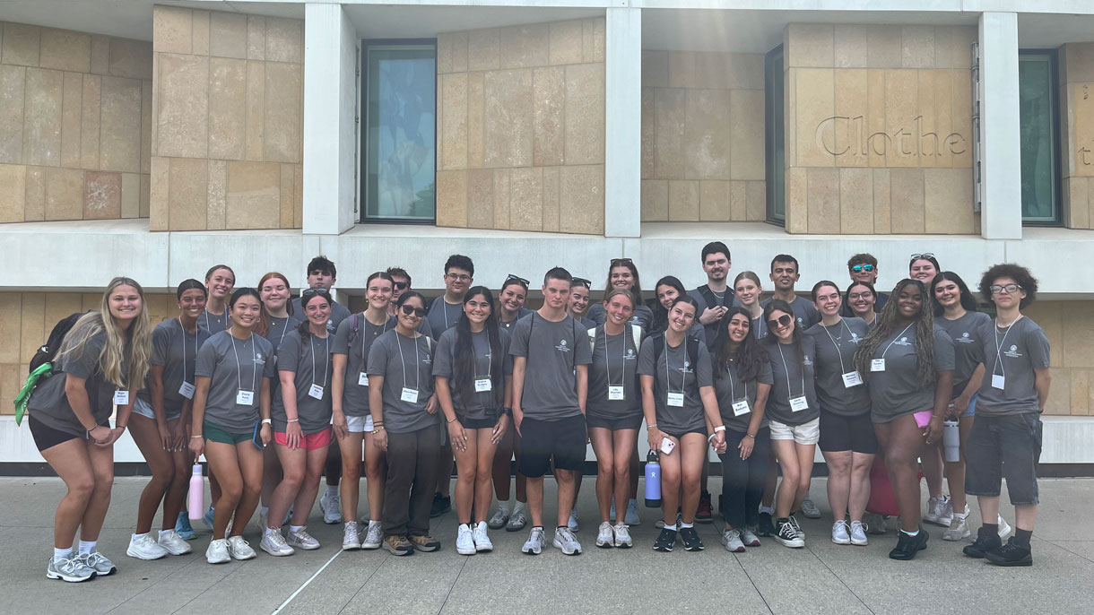 Group of students in Community Connections