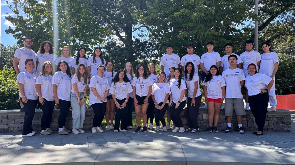 Group of students in pre-fall program