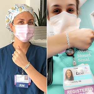 Nurses Elisa Robiglio and Dana Cosmedy 