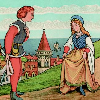 illustration of a man and a woman