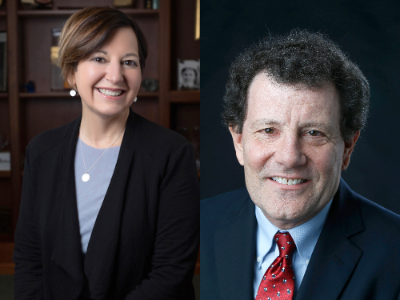 Sara Horton Deutsch and Nicholas Kristof