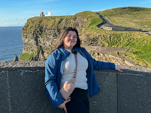 Isabella Thomas at the Cliffs of Moher