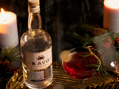 Kavo Rum and vodka drink