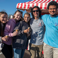 Students at Spring Fest