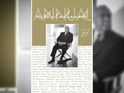 Book cover of Hitchcock Annual showing Alfred Hitchcock