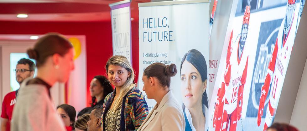 Student at Career Fair