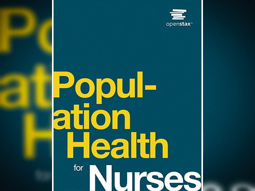 Book cover for Population Health for Nurses with text only