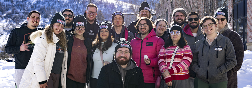 group photo of SHU film students