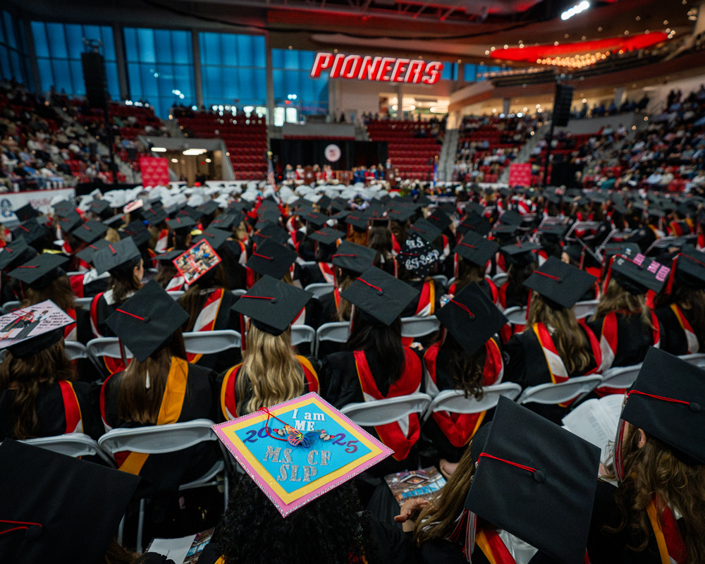 Graduation cap that says I am Me | 2025 | MS CF SLP