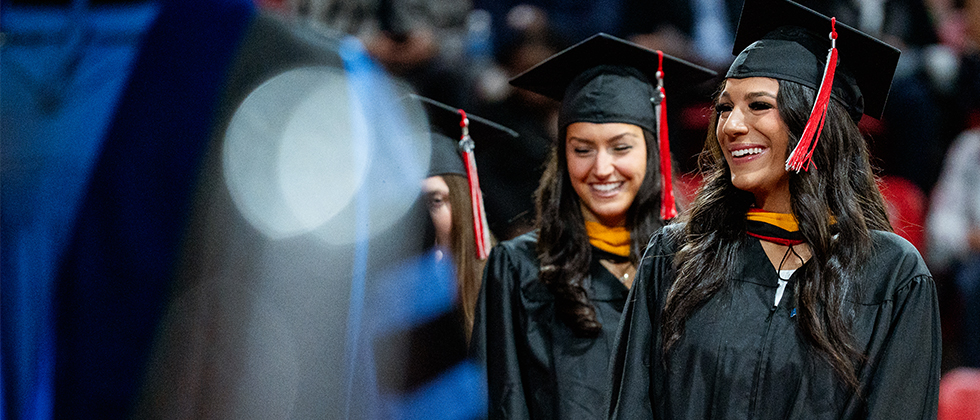 Graduates at Commencement