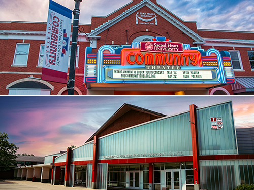 SHU Community Theatre and Edgerton Center for the Performing Arts