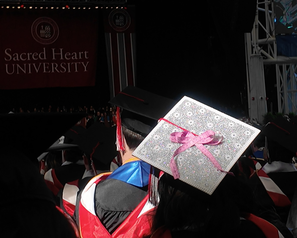 Decorated graduation cap