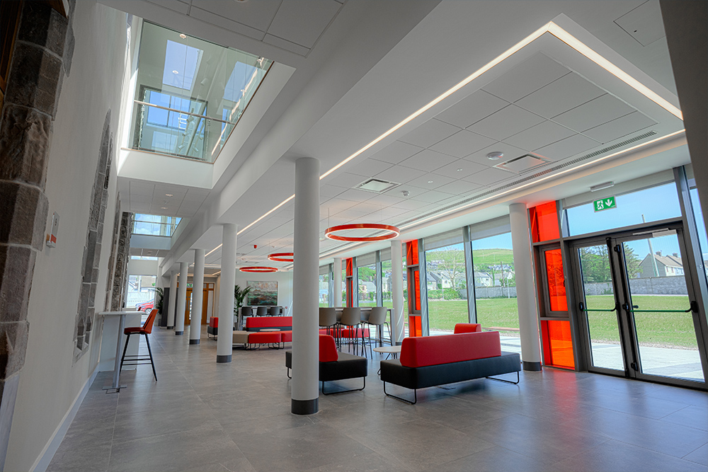 Sitting space in SHU Dingle building