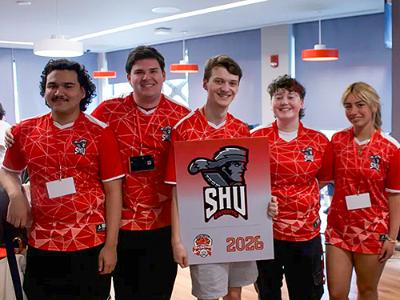 Members of SHUs esports team