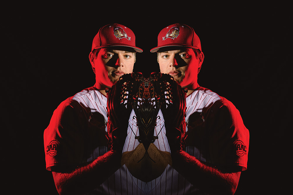 Mirror image of PJ Rogan