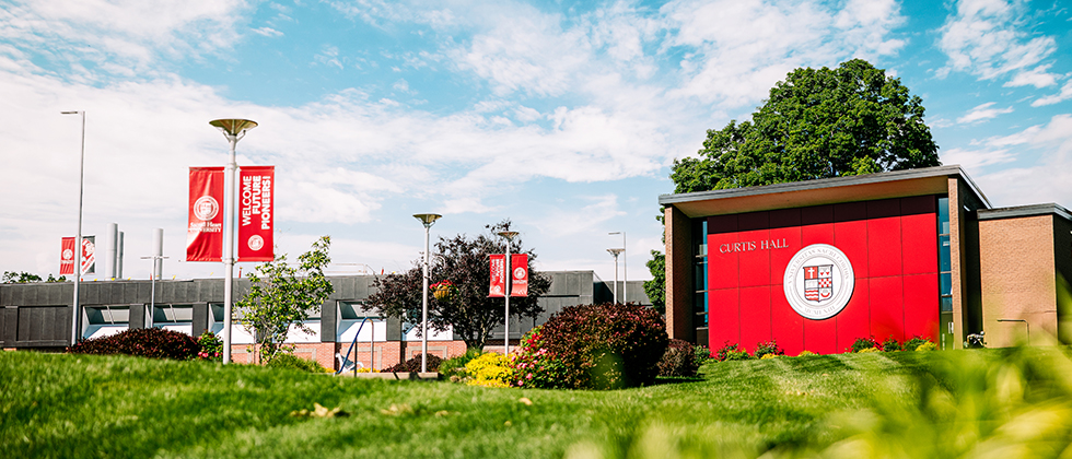 Curtis Hall admissions building