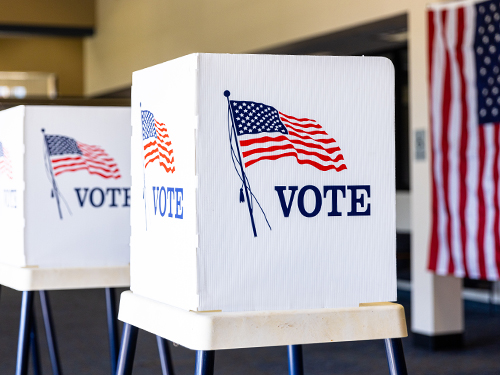 Voting booths