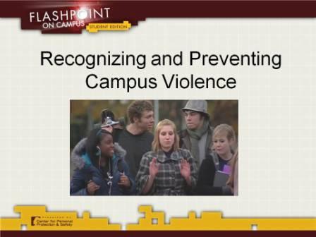 Recognizing and Preventing Violence on Campus