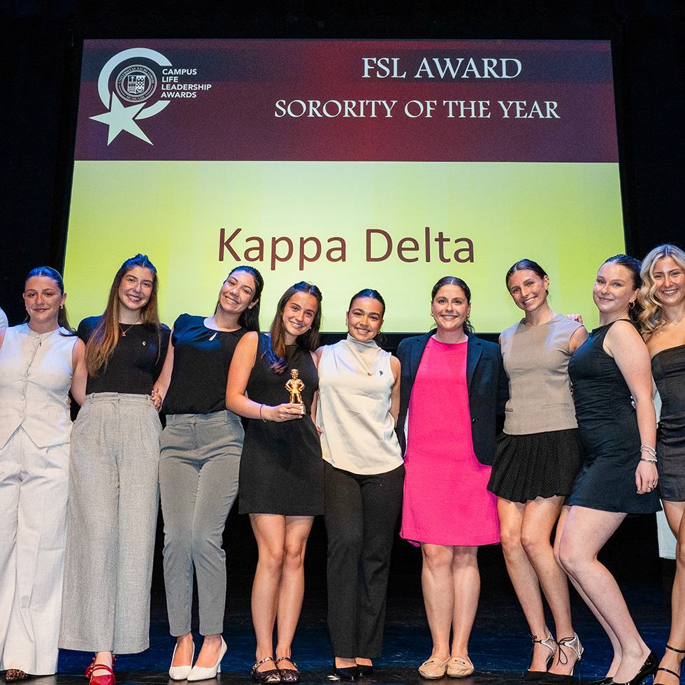 group photo of a sorority