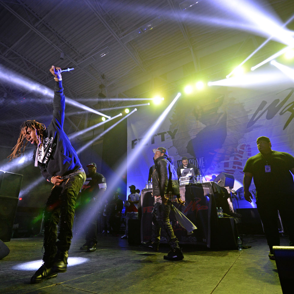 Fetty Wap performing