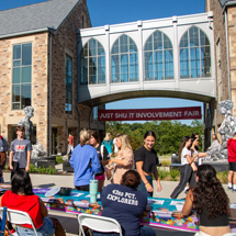 Students at Involvement Fair