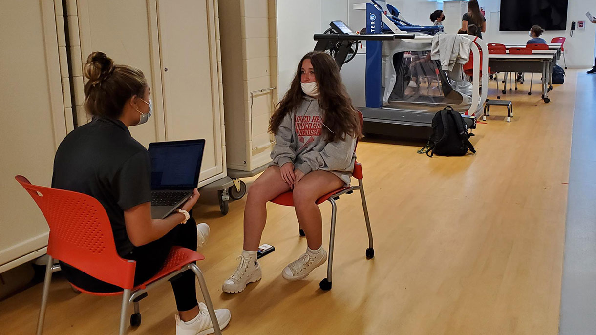 SHU-WELL students doing interviews