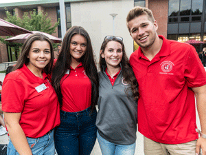 Group of orientation leaders