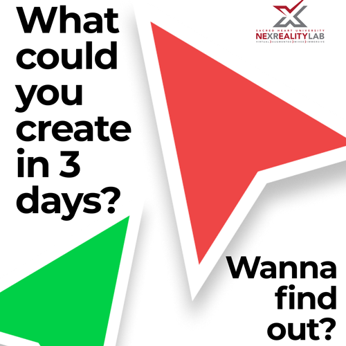 What could you create in 3 days? Wanna find out?