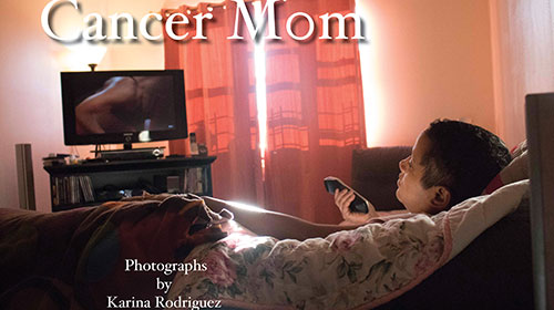 Cancer Mom- women sitting on the couch
