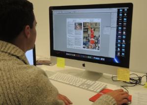 Student Using Computer